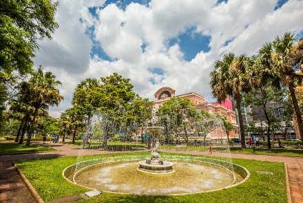 Praça da Liberdade, localizada em Belo Horizonte. Praça da Liberdade.