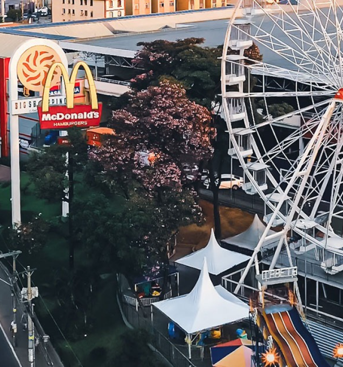 Vista do Big Shopping Contagem Big Shopping Contagem