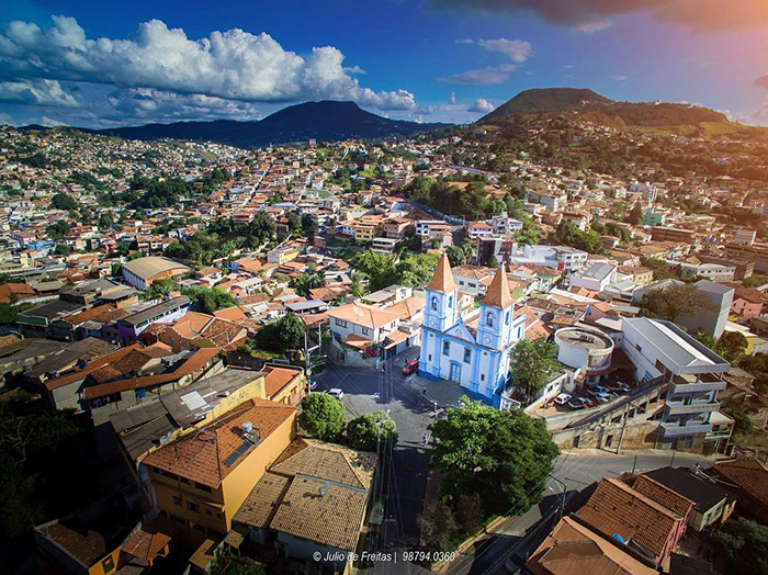 Vista aérea cidade de Nova Lima em Minas Gerais Vista aérea cidade de Nova Lima em Minas Gerais