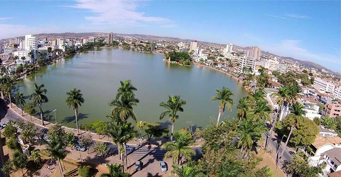 Vista aérea Sete Lagoas em Minas Gerais Vista aérea Sete Lagoas em Minas Gerais