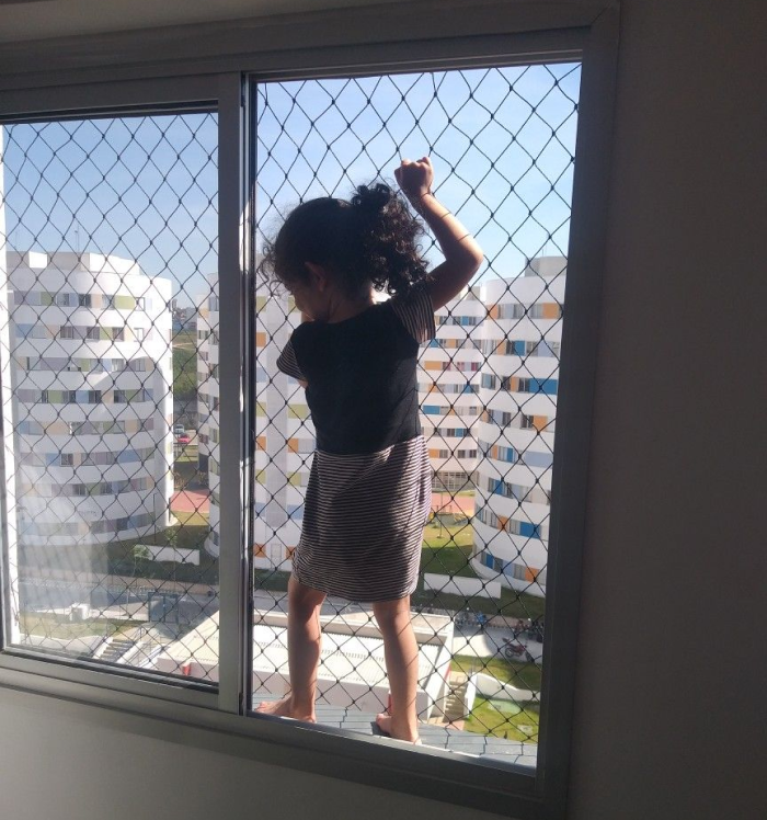 Telas de proteção no apartamento Telas de proteção deixam o apartamento mais seguro